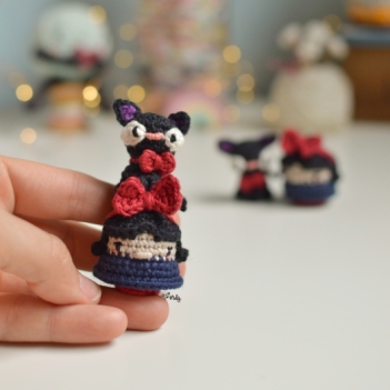 Mini Kiki and Jiji amigurumi pattern by O Recuncho de Jei