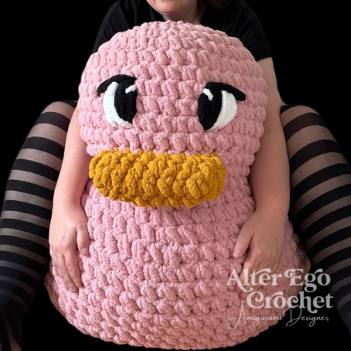 Duckzilla amigurumi pattern by Alter Ego Crochet