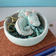 Trinket the Dragon Treasure Keeper amigurumi pattern by Irene Strange