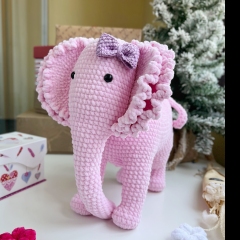 Crochet Elephant Ellie amigurumi by RNata