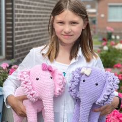 Crochet Elephant Ellie amigurumi pattern by RNata