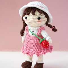 Anna the little girl amigurumi pattern by Khuc Cay