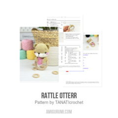 Rattle Otterr amigurumi pattern by TANATIcrochet