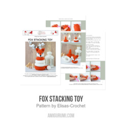 Fox Stacking Toy amigurumi pattern by Elisas Crochet