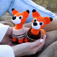 Fox amigurumi pattern by Mommy Patterns