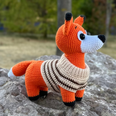 Fox amigurumi pattern by Mommy Patterns