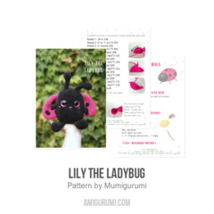 Lily the Ladybug amigurumi pattern by Mumigurumi