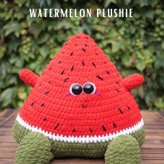 Watermelon Plushie amigurumi by Mumigurumi