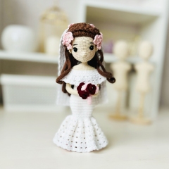 Bride and Groom amigurumi pattern by Fluffy Tummy