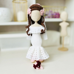 Wedding outfits amigurumi by Fluffy Tummy