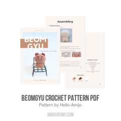 Baby BEOMGYU Crochet Pattern PDF amigurumi pattern by Hello Amijo