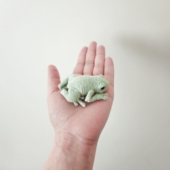 Little Frog amigurumi by Critter Stitch