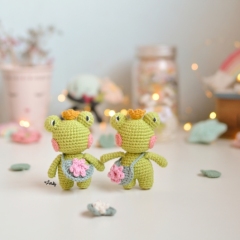 Pupi the frog amigurumi pattern by O Recuncho de Jei