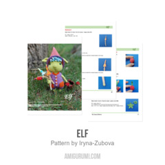 Elf amigurumi pattern by Iryna Zubova