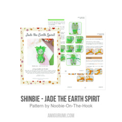 ShinBie - Jade the Earth spirit  amigurumi pattern by Noobie On The Hook