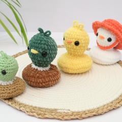 3 in 1 Pop-Up Ducks amigurumi pattern by Crochet Pattern By Nina