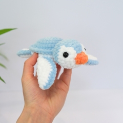 Penguin Turtle - Low Sew amigurumi pattern by Crochet Pattern By Nina