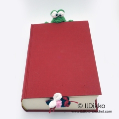 Ted the Toad Bookmark amigurumi pattern by IlDikko