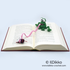 Ted the Toad Bookmark amigurumi by IlDikko