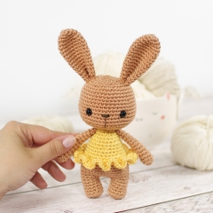 Little Ballerina Bunny amigurumi by Kristi Tullus