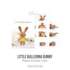 Little Ballerina Bunny amigurumi pattern by Kristi Tullus