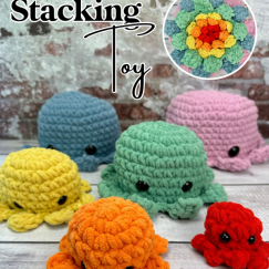 No Sew Stacktopus Octopus Stacking