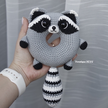 Donut Raccoon amigurumi pattern by VenelopaTOYS