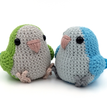 Quaker Parrot amigurumi pattern by MevvSan