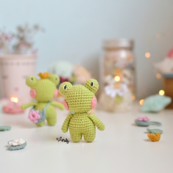 Pupi the frog amigurumi pattern by O Recuncho de Jei