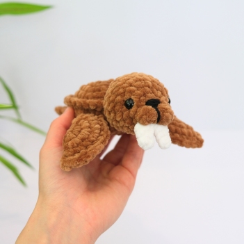 Walrus Turtle amigurumi pattern by Crochet Pattern By Nina