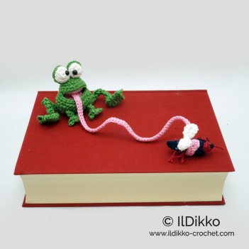 Ted the Toad Bookmark amigurumi pattern by IlDikko