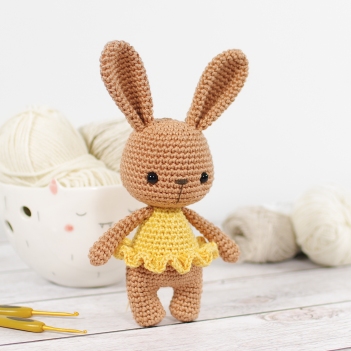 Little Ballerina Bunny amigurumi pattern by Kristi Tullus