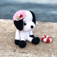 Flecky the Dog amigurumi pattern by Pepika