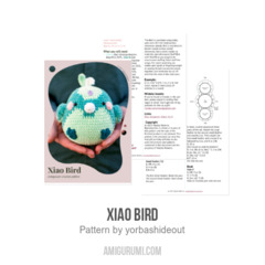 Xiao Bird amigurumi pattern by yorbashideout