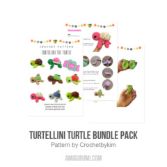 Turtellini Turtle Bundle Pack amigurumi pattern by Crochetbykim