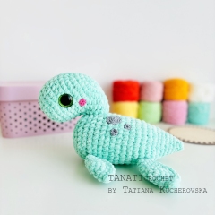 Crochet Nessie amigurumi by TANATIcrochet