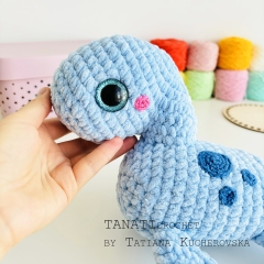 Crochet Nessie amigurumi pattern by TANATIcrochet