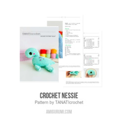 Crochet Nessie amigurumi pattern by TANATIcrochet