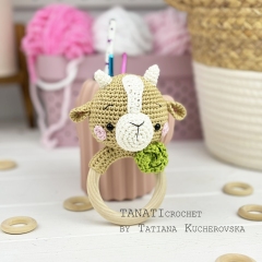 Goat rattle amigurumi pattern by TANATIcrochet