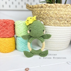 Turtle rattle amigurumi pattern by TANATIcrochet