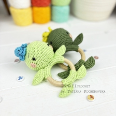 Turtle rattle amigurumi by TANATIcrochet