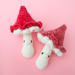 No Sew Popping Mushroom amigurumi pattern by unknown