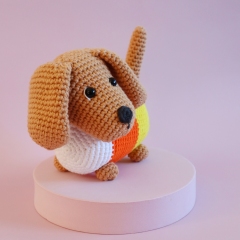 Gizmo the Halloween Dog amigurumi pattern by Cara Engwerda