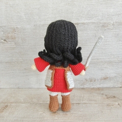 Mulan amigurumi by Tejidos con alma