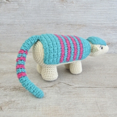 Giant Armadillo amigurumi pattern by Tejidos con alma