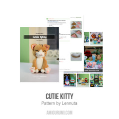 Cutie Kitty amigurumi pattern by Lennutas