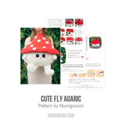 Cute Fly Agaric amigurumi pattern by Mumigurumi