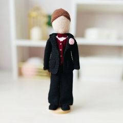 Groom amigurumi pattern by Fluffy Tummy