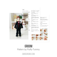 Groom amigurumi pattern by Fluffy Tummy