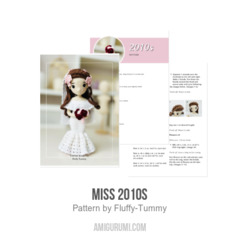 Miss 2010s amigurumi pattern by Fluffy Tummy